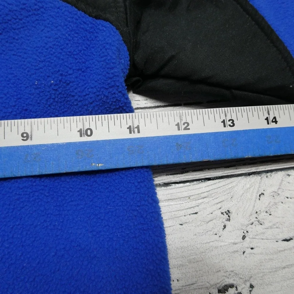 Nike Fleece Pullover Infant 12M‎ Blue Black Quarter Zip Colorblock Embroidered